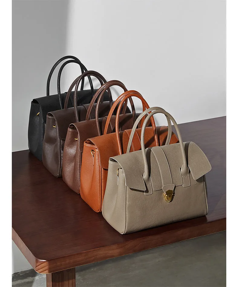 30CM Handheld Vegetable Tanning Large Capacity Tote Bag for Women 2910 coffee