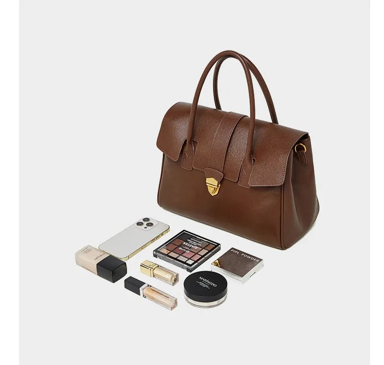 30CM Handheld Vegetable Tanning Large Capacity Tote Bag for Women 2910 coffee