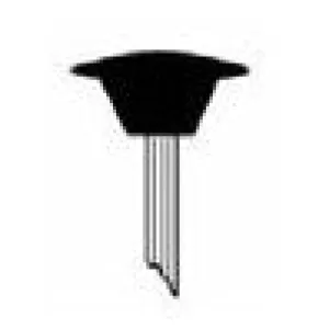 3/4" x 1/8" Mounted Points PT-60P Brown B Shaped