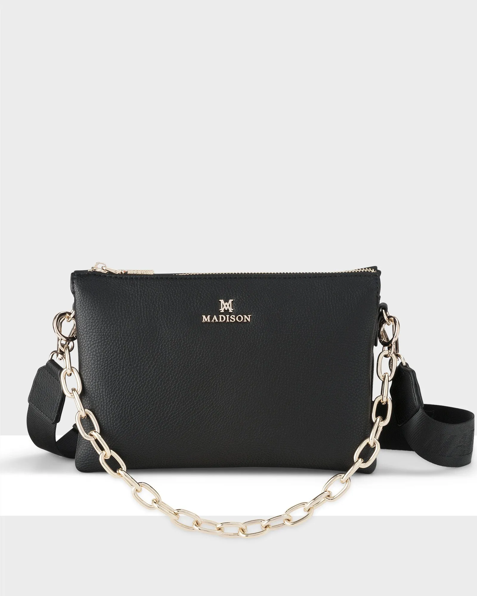 Avery "Wear it 3 Ways" Giftbox - Chain, Monogram & Matching Bag Strap