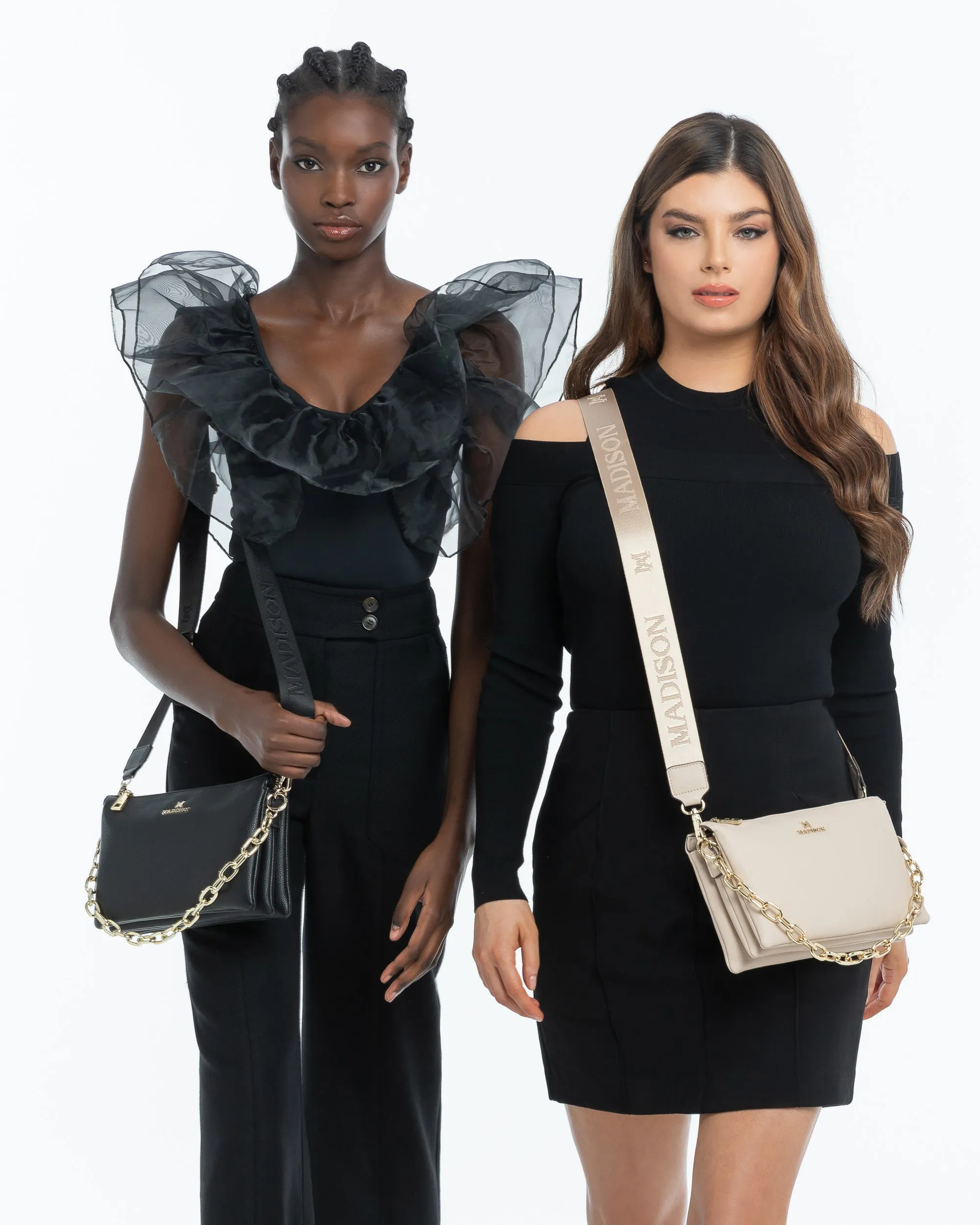 Avery "Wear it 3 Ways" Giftbox - Chain, Monogram & Matching Bag Strap