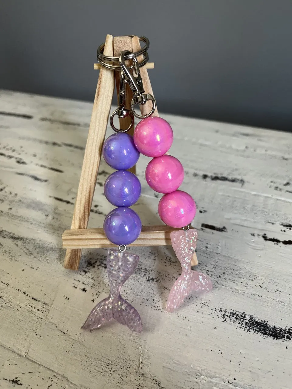 Bead and Tassel Keychain/Purse Charm