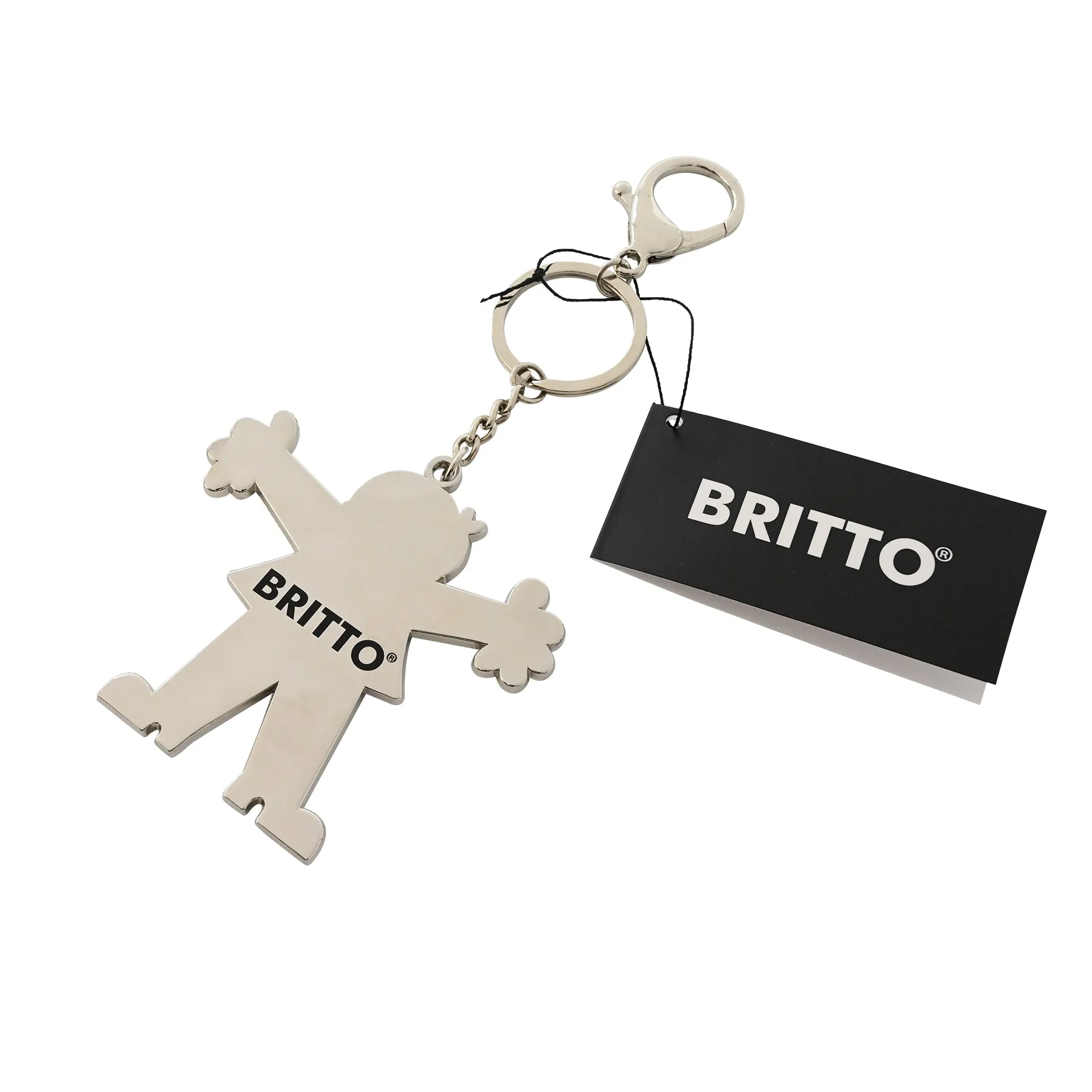 BRITTO® KEYCHAIN & BAG CHARM- THE HUG (BLACK HAIR)