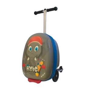 BUY 1 GET 1 FREE! Zinc Flyte Eddie the Elephant Scooter Suitcase - Children's Luggage
