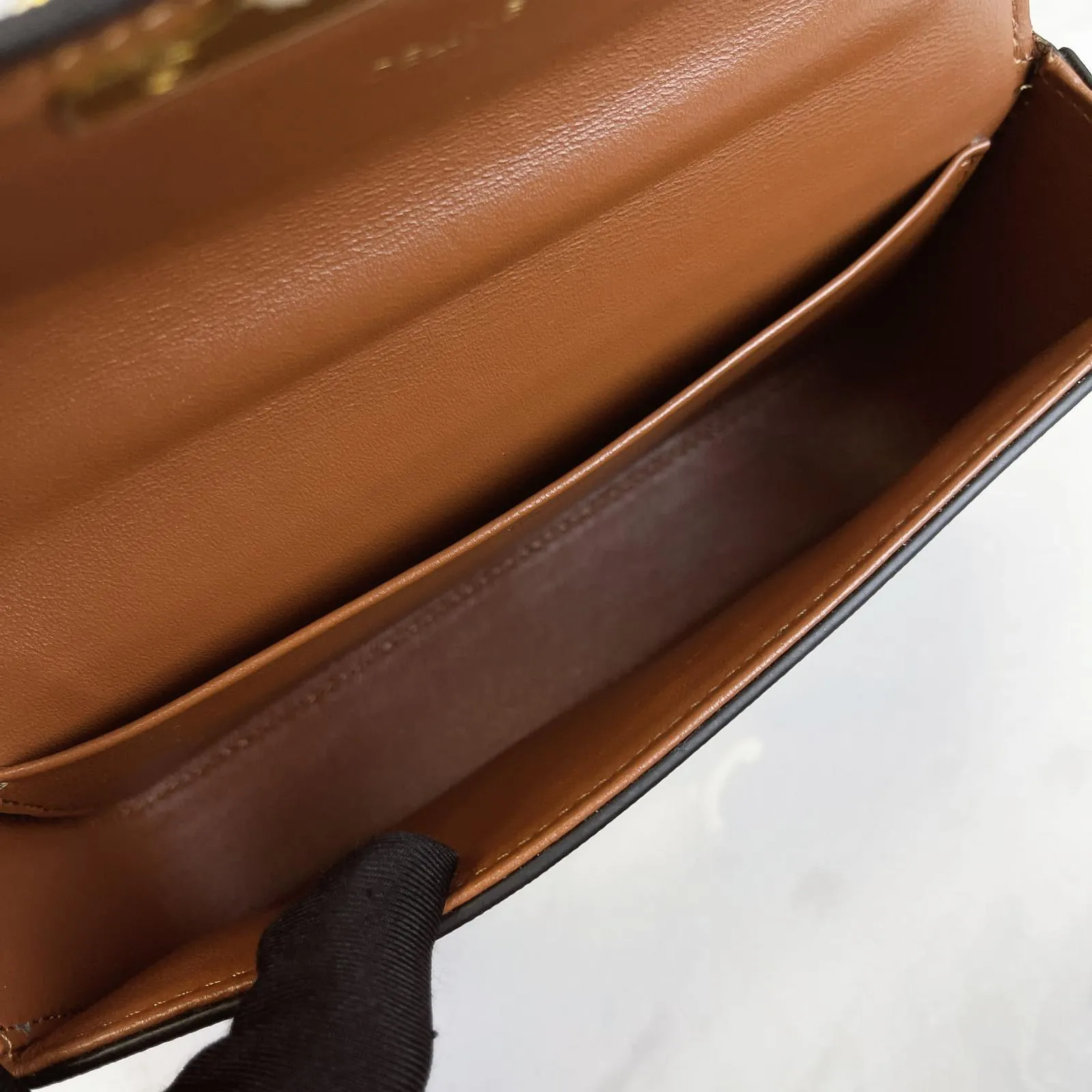 Celine Triomphe Shoulder Chain Bag