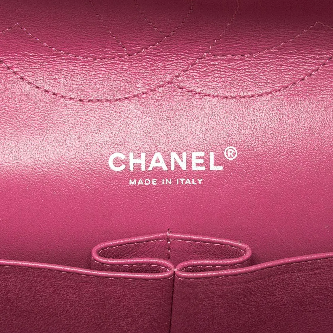 Chanel Pink Patent Classic Jumbo