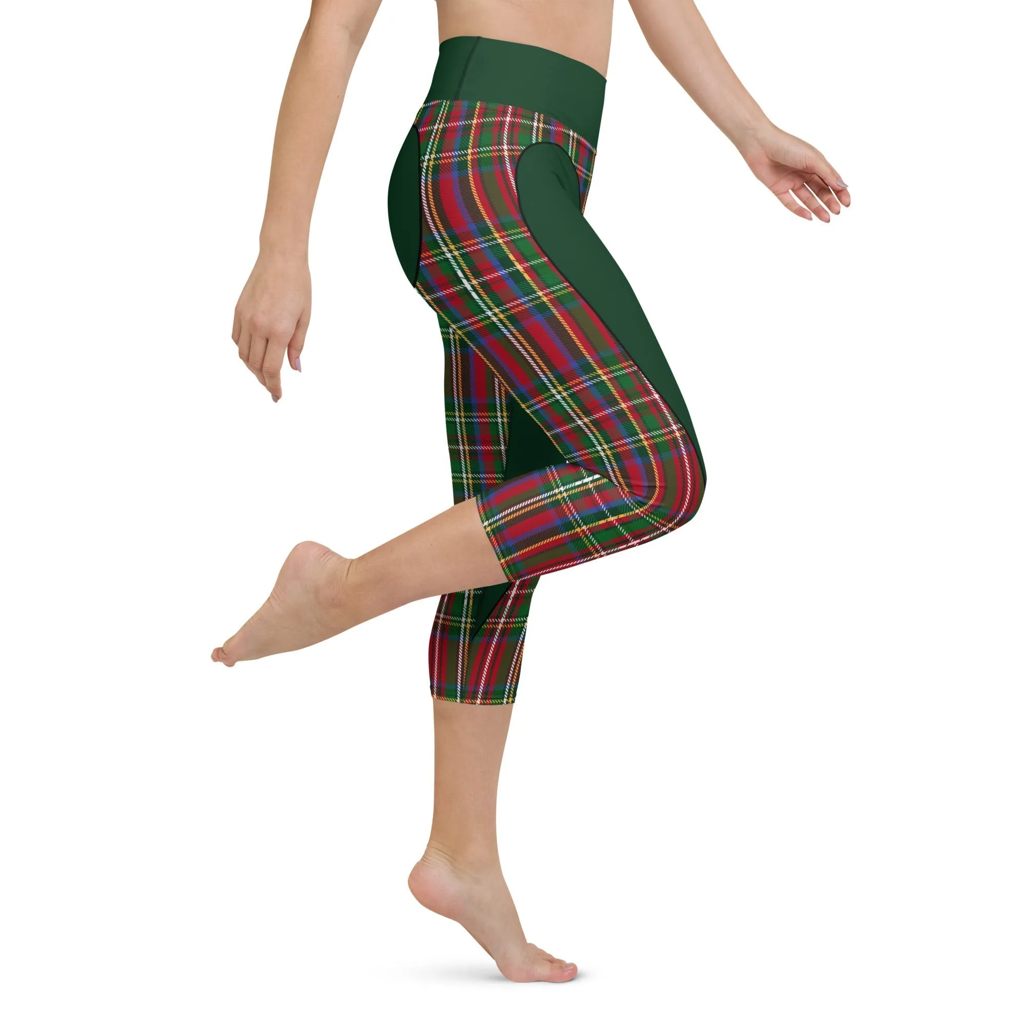 Christmas Heart Shaped Yoga Capris