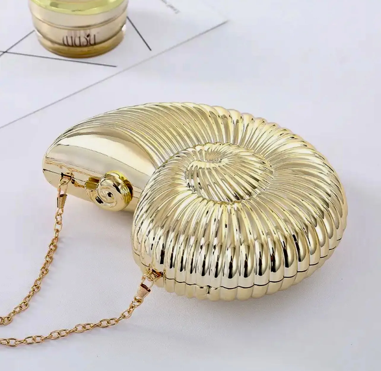 Conch Shell Clutch Bag