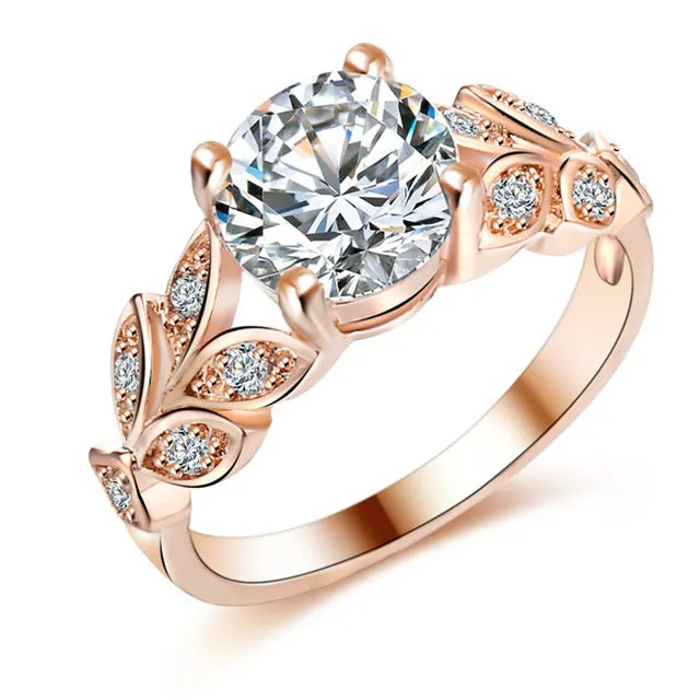 Crystal Rose Ring