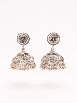 Elegant Patterned Jhumkas