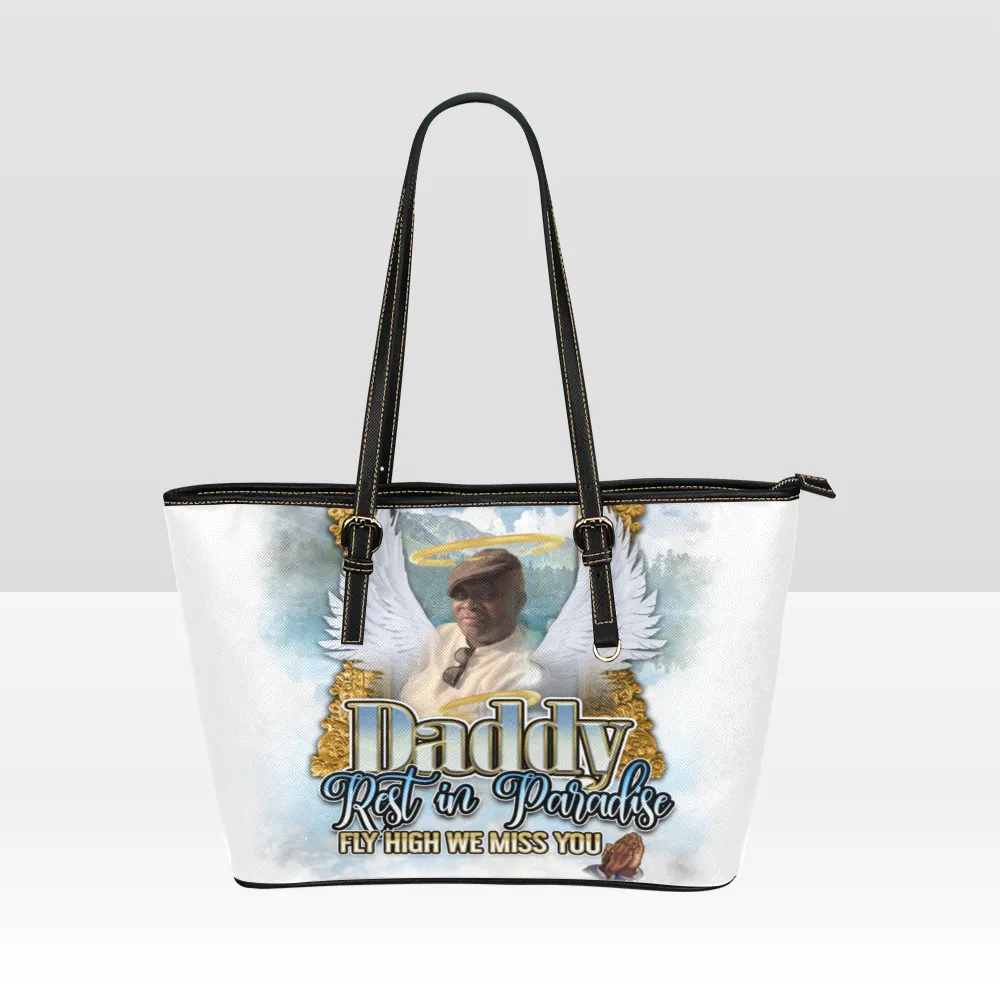 Exclusive Custom All Over Print Leather Tote Bag