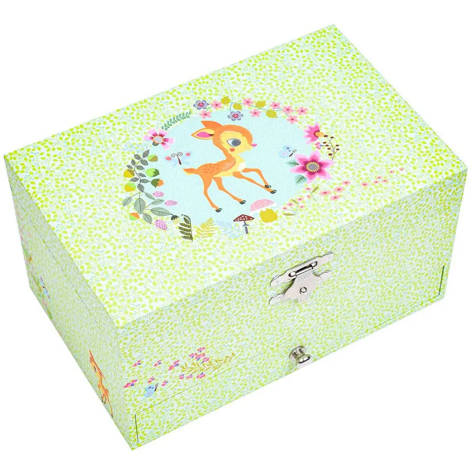 Fawn's Song Treasure Music Box