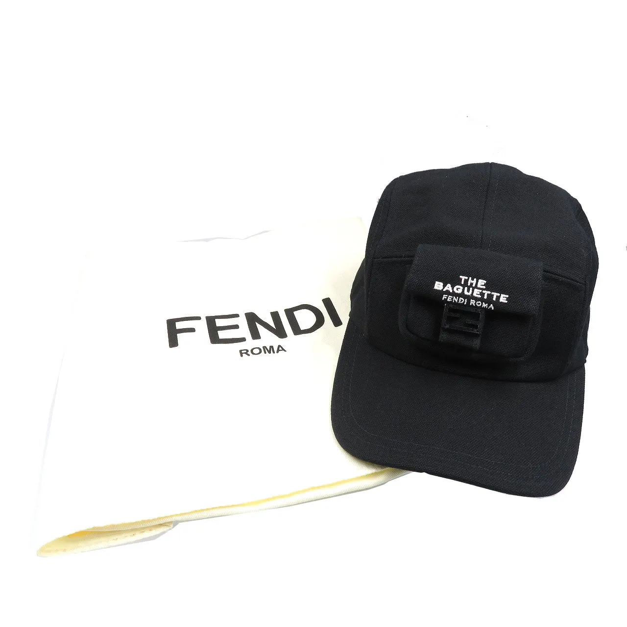 FENDI Other hats FXQ0929 AO2O F0QA1 cotton black Fendi x Marc Jacobs 59cm