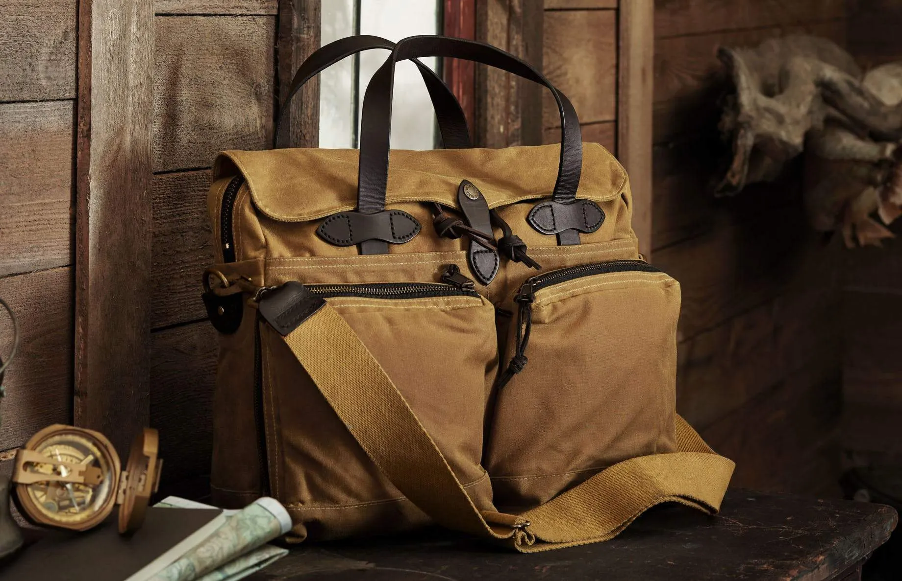 FILSON 24-Hour Tin Cloth Briefcase