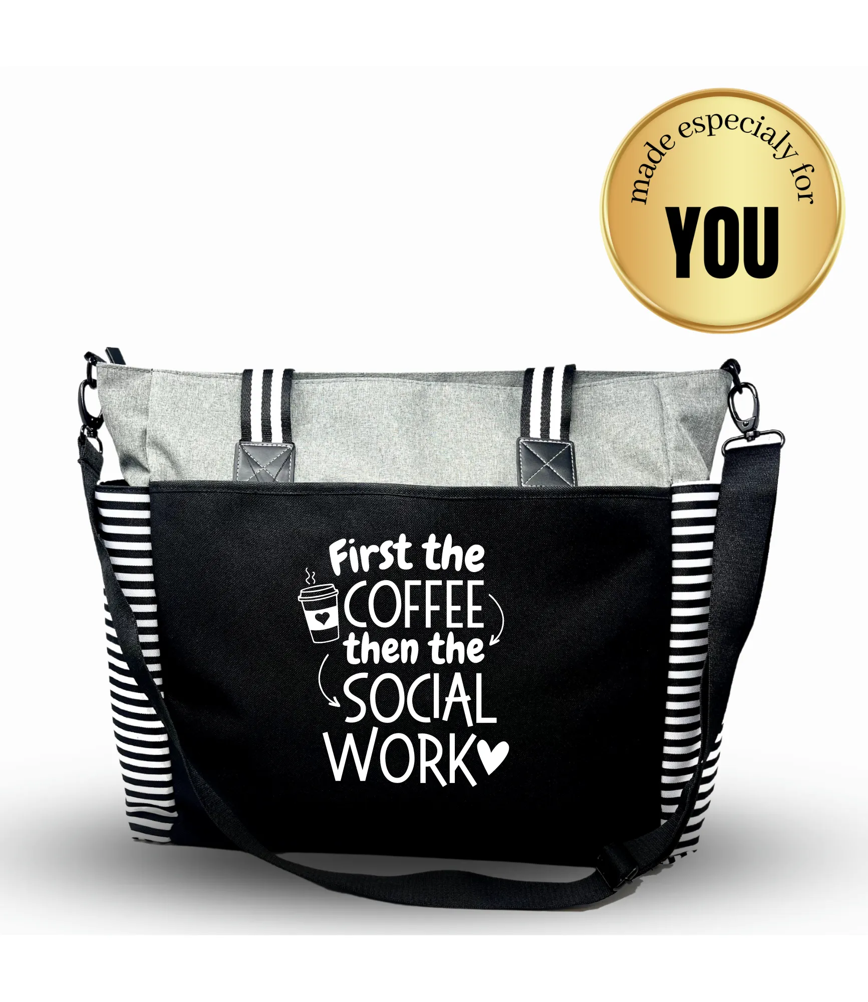 First the coffee then the social work - custom design