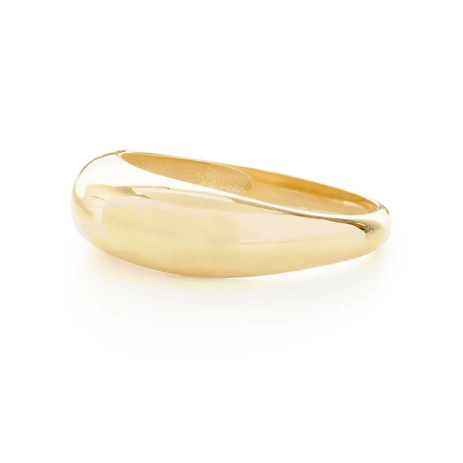FJ0253 925 Sterling Silver Dome Ring