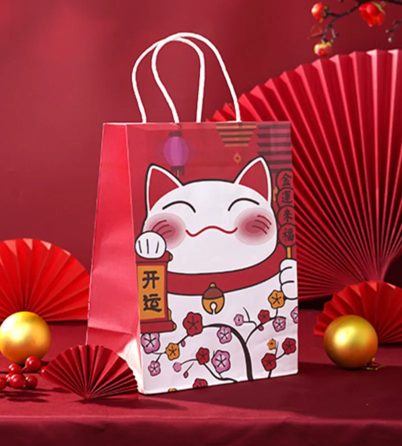 Gift Bags | Maneki-neko and Best wishes