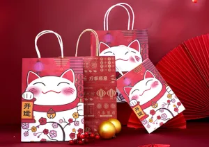 Gift Bags | Maneki-neko and Best wishes