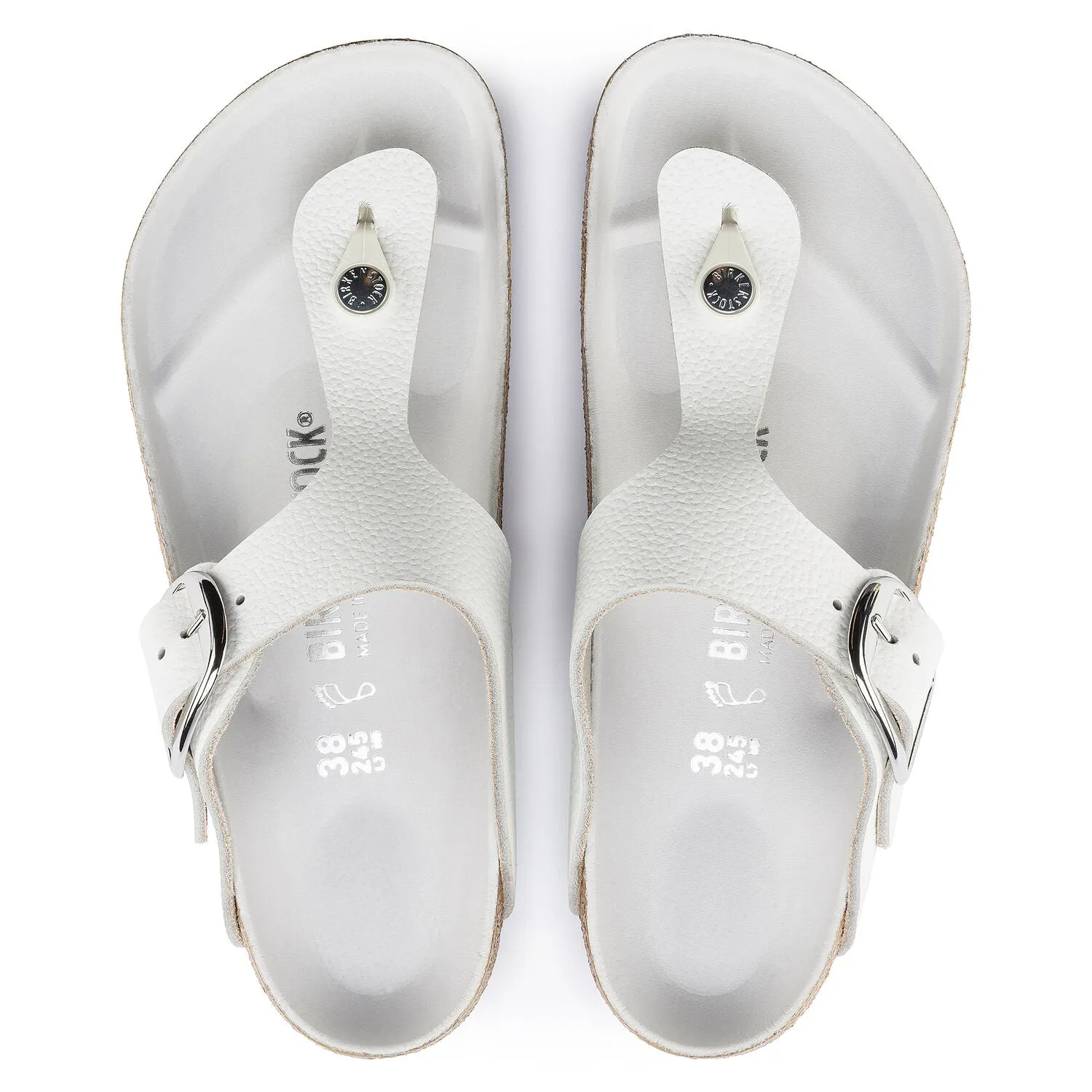 Gizeh Big Buckle : White