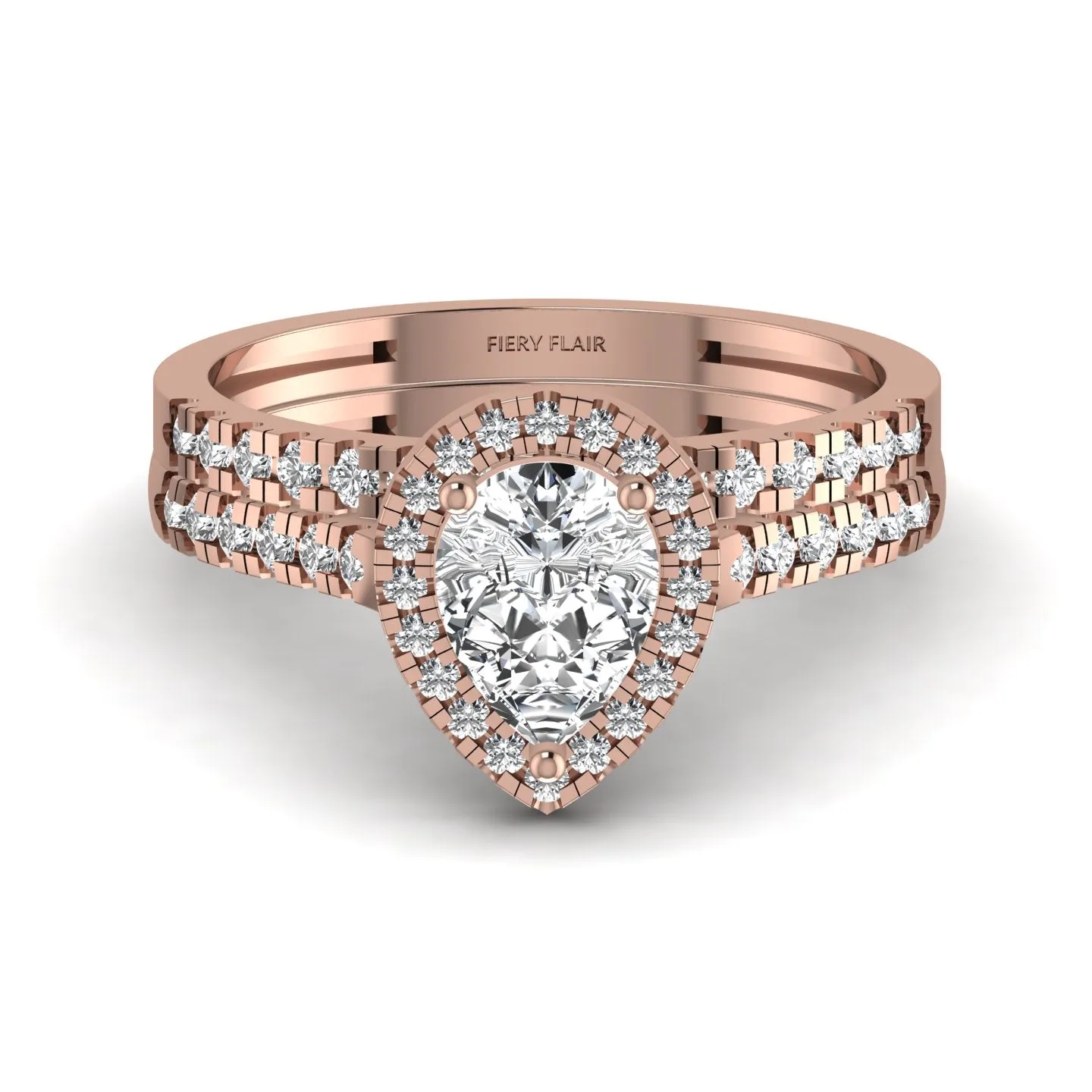 Glamorous Pear Shape Diamond Ring