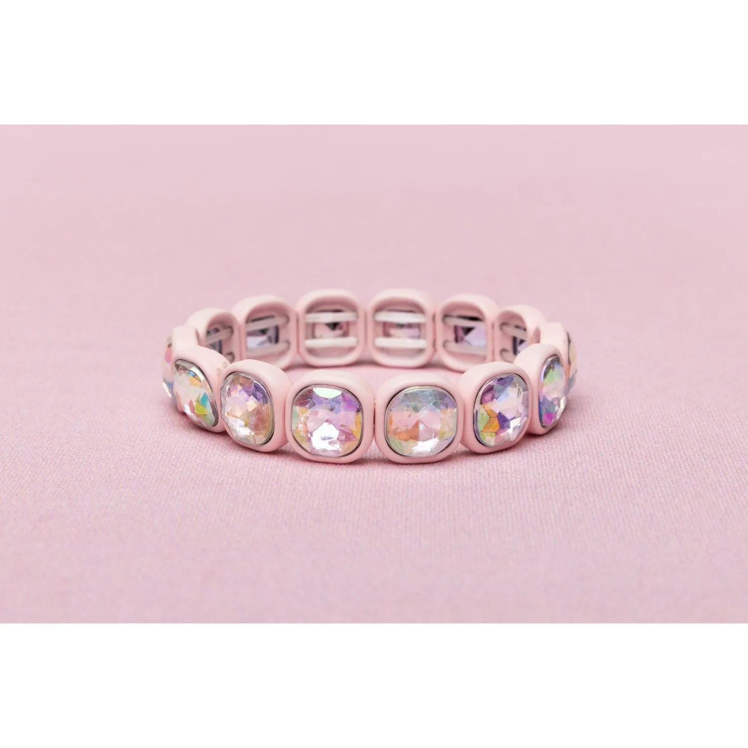 Great Pretenders Boutique Chic Swiftie Pink Gem Bracelet