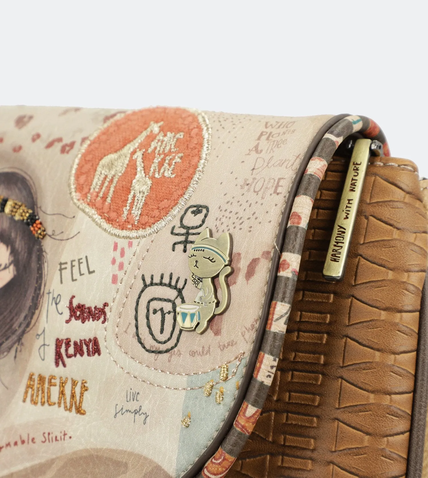 Kenya Crossbody bag with a flap
