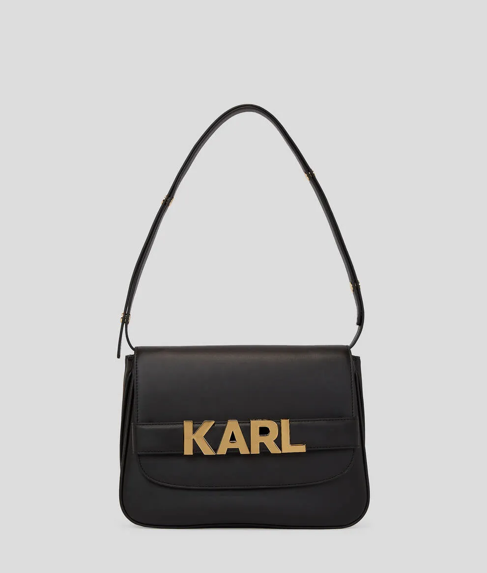 K/LETTERS FLAP SHOULDER BAG