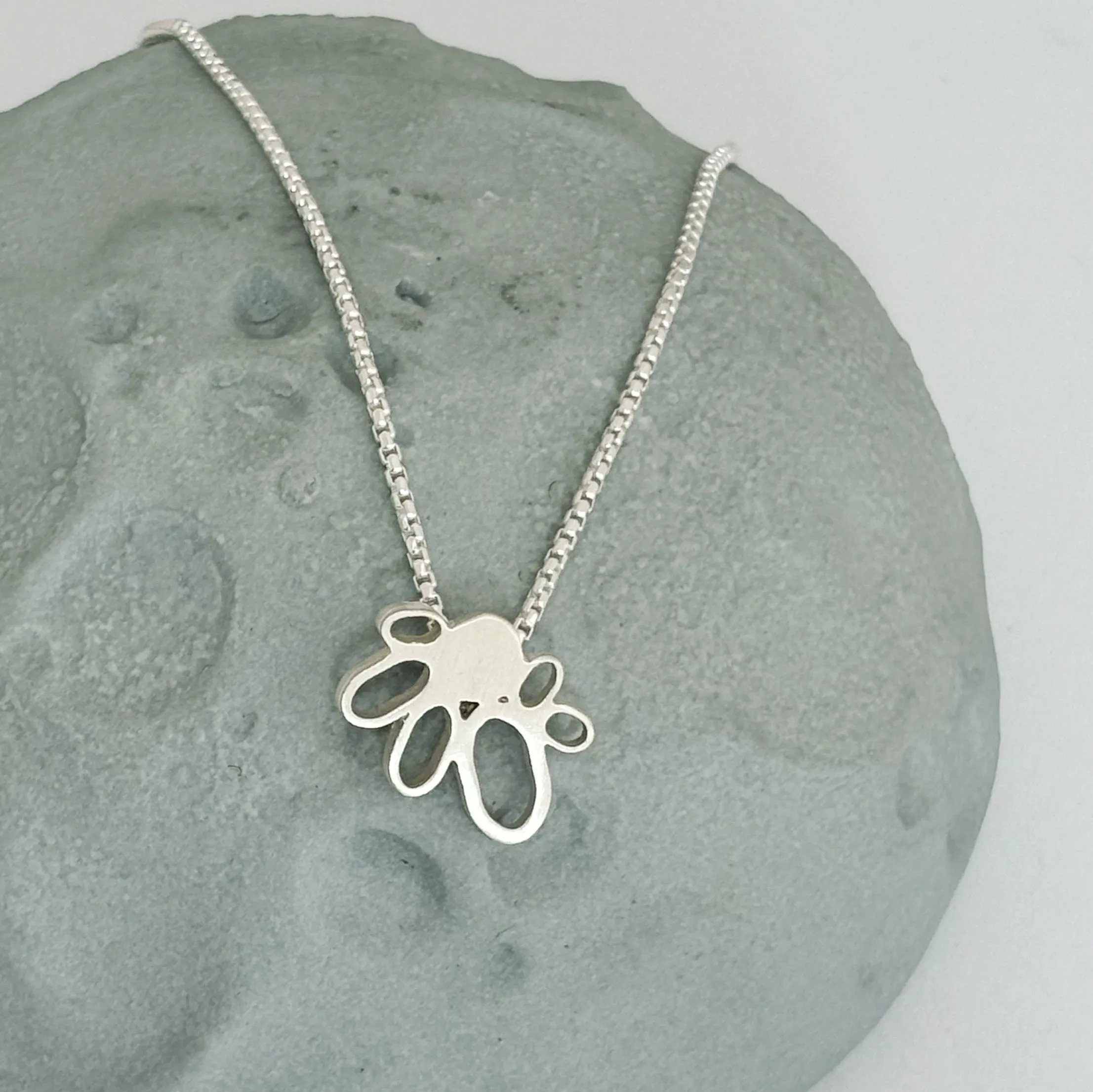 Large spring bud necklace