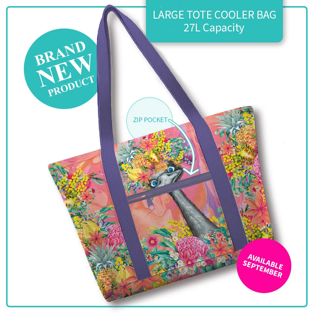 LARGE TOTE COOLER BAG LTC02- Happy Emu