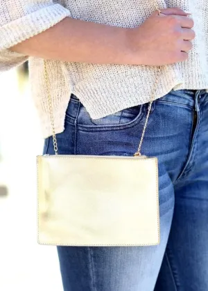 Marissa Metallic Crossbody/Clutch