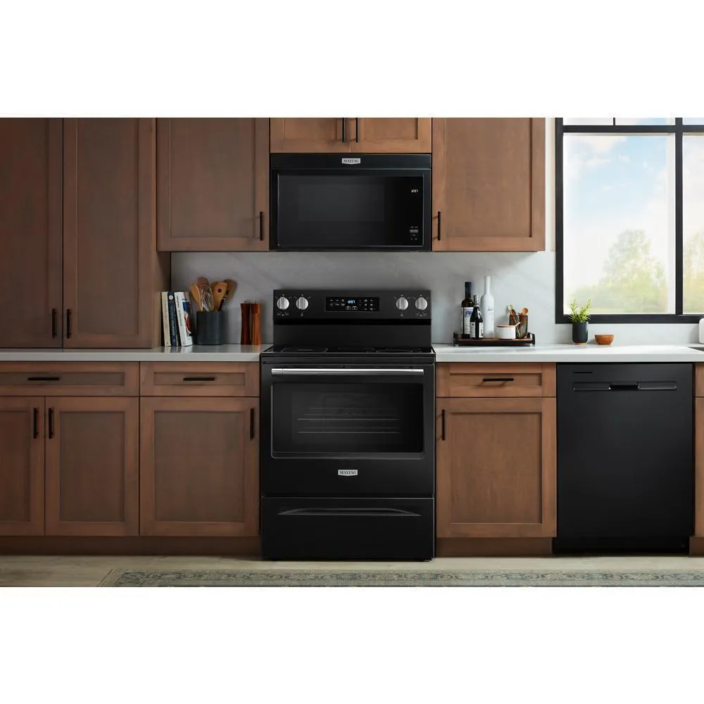 Maytag MFES6030RB 30-Inch Wide Electric Range With No Preheat Air Fry and Air Baking - 5.3 cu. ft.