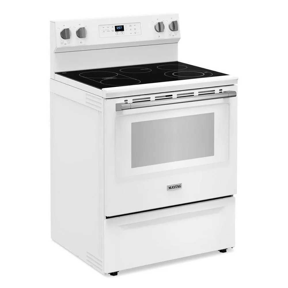 Maytag MFES6030RW 30-Inch Wide Electric Range With No Preheat Air Fry and Air Baking - 5.3 cu. ft.
