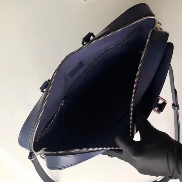 Men&#8217;s Dandy Briefcase Top Handle Bag In Epi Leather M54405 Blue 2019 Collection