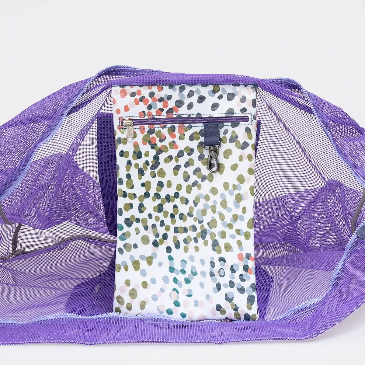 Meshie Jumbo Beach Bag PURPLE