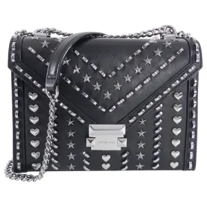 Michael Kors x Yang Mi Black Whitney Stud Shoulder Bag Michael Kors x Yang Mi Black Whitney Stud Shoulder Bag