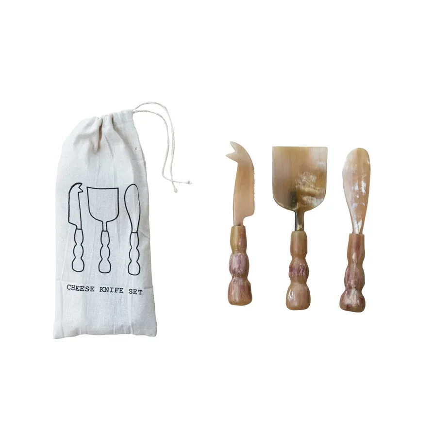 Natural Cheese Servers / Set of 3