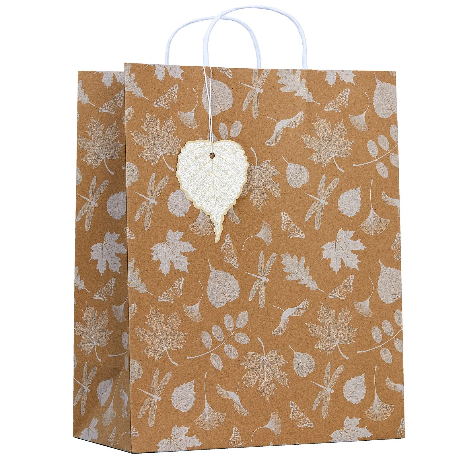 Natural Leaves Gift Bag