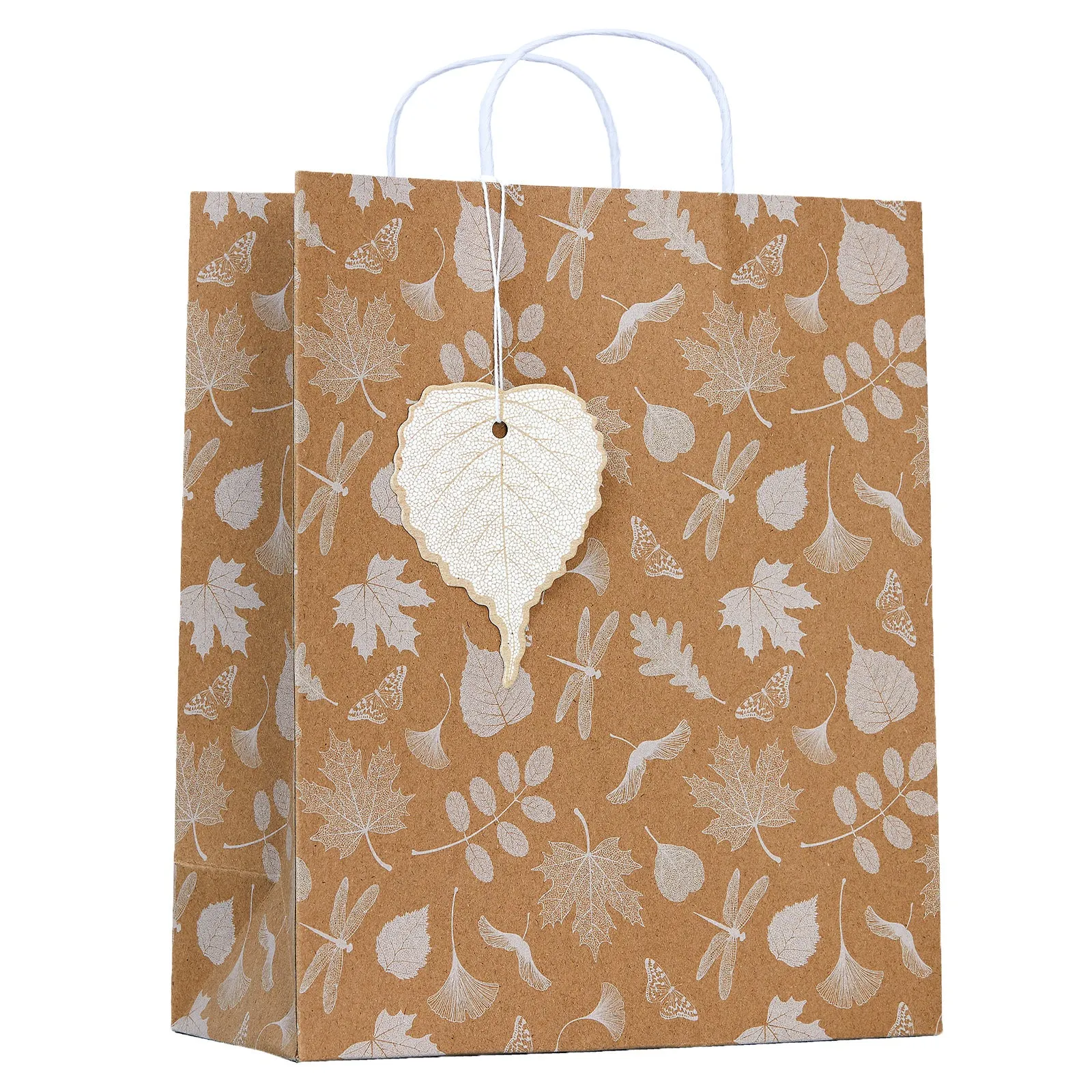 Natural Leaves Gift Bag