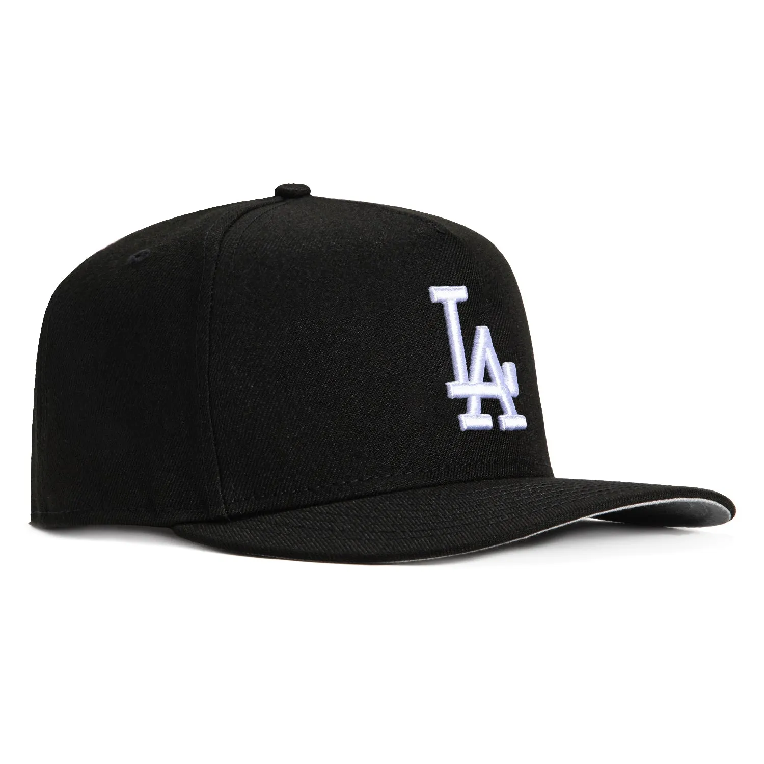 New Era 9Fifty A-Frame Los Angeles Dodgers Snapback Hat - Black, White