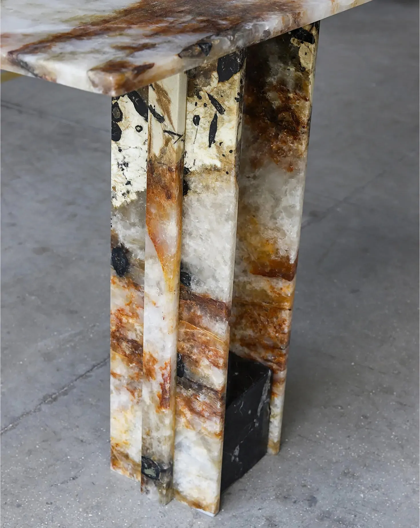 Patagoni Marble Console Table Tall