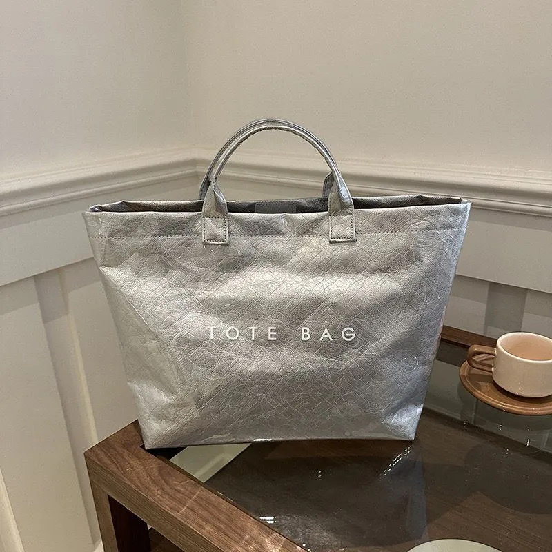 Patent Leather Tote Bag | Blank House