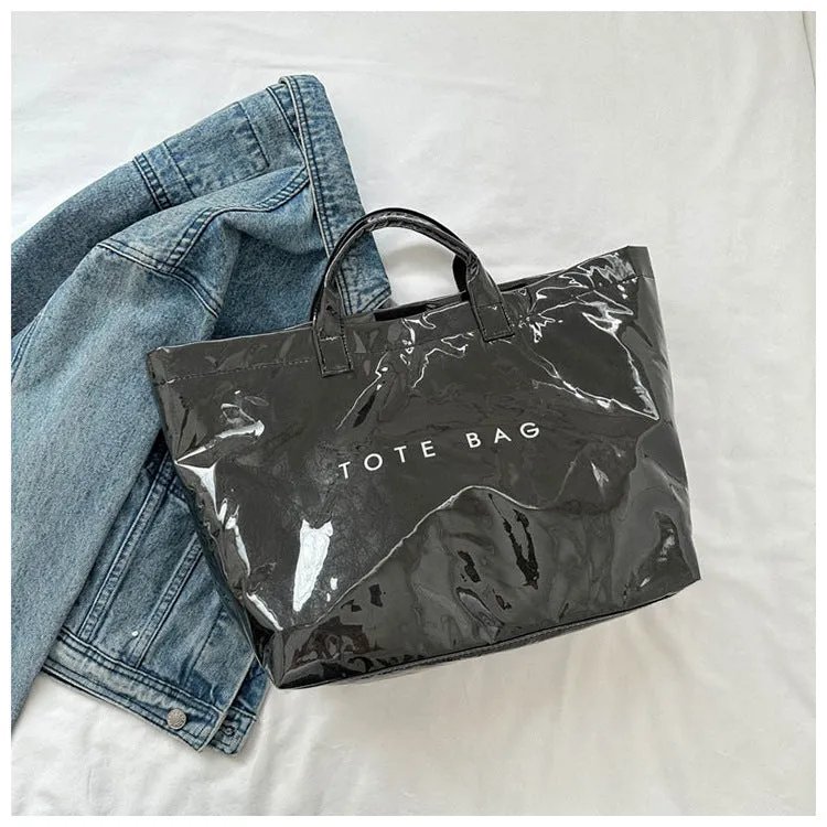Patent Leather Tote Bag | Blank House