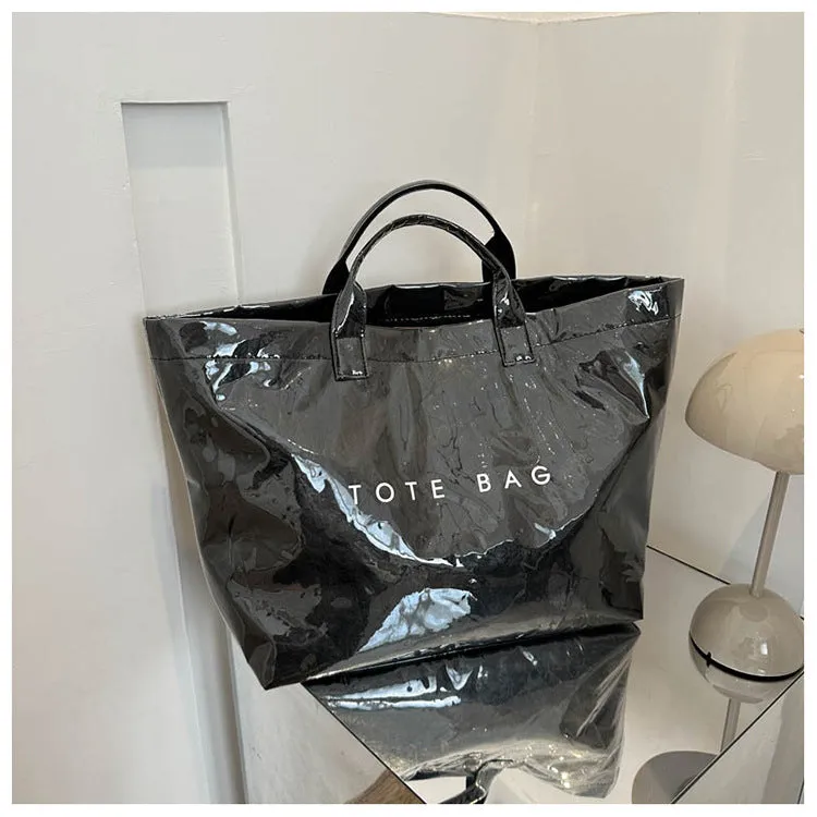 Patent Leather Tote Bag | Blank House