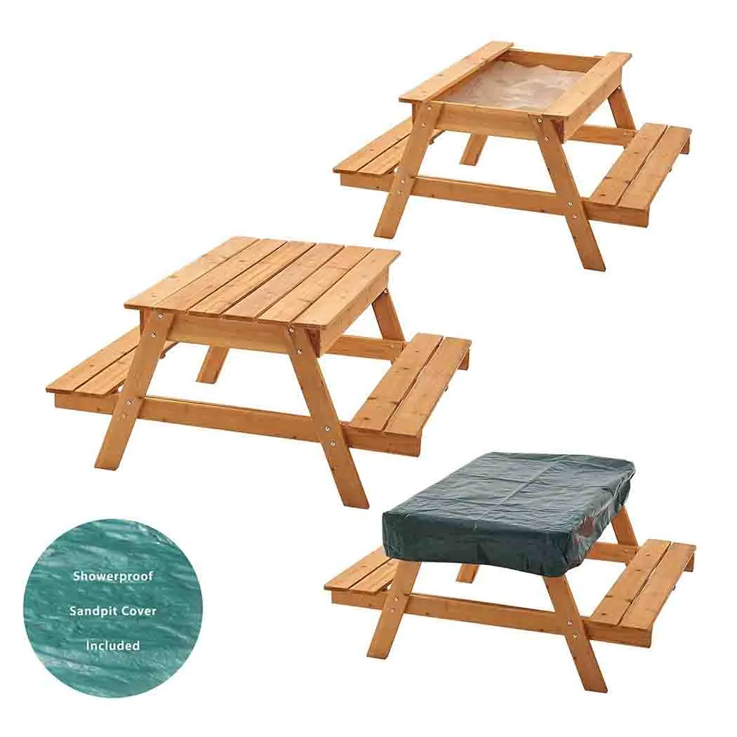 Picnic Table Sandpit - Perfect Outdoor Activity