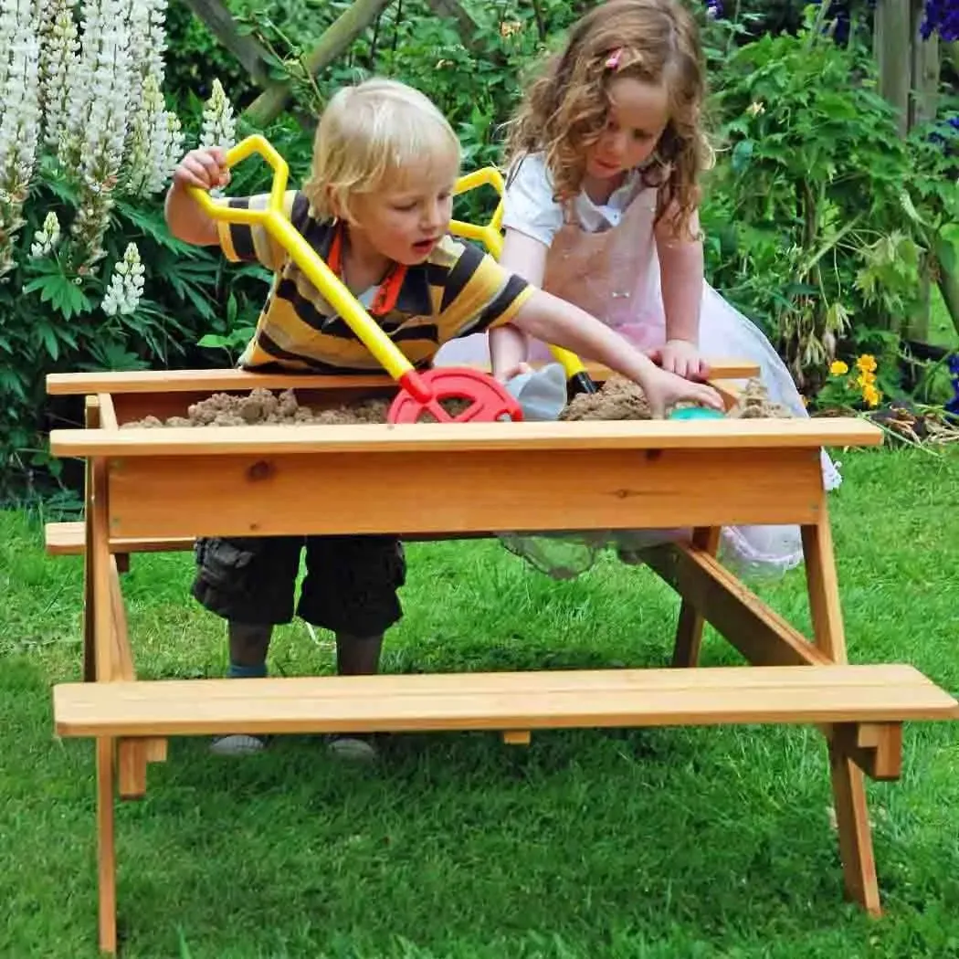 Picnic Table Sandpit - Perfect Outdoor Activity