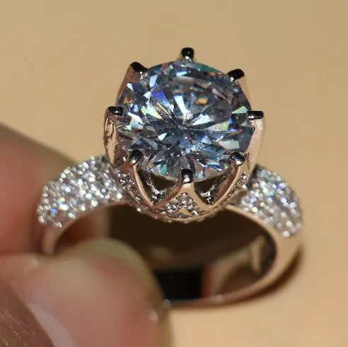 Princess White Topaz Ring