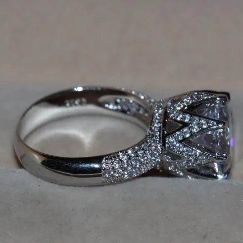 Princess White Topaz Ring