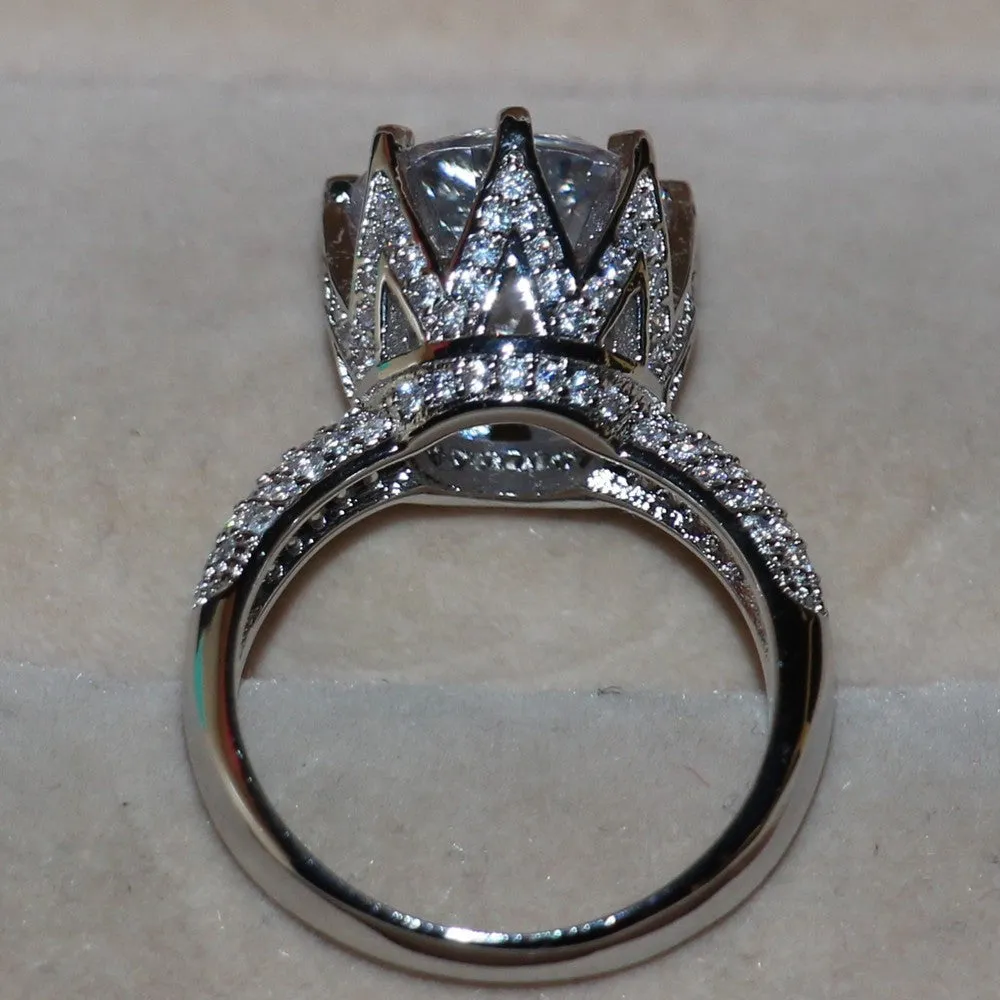 Princess White Topaz Ring