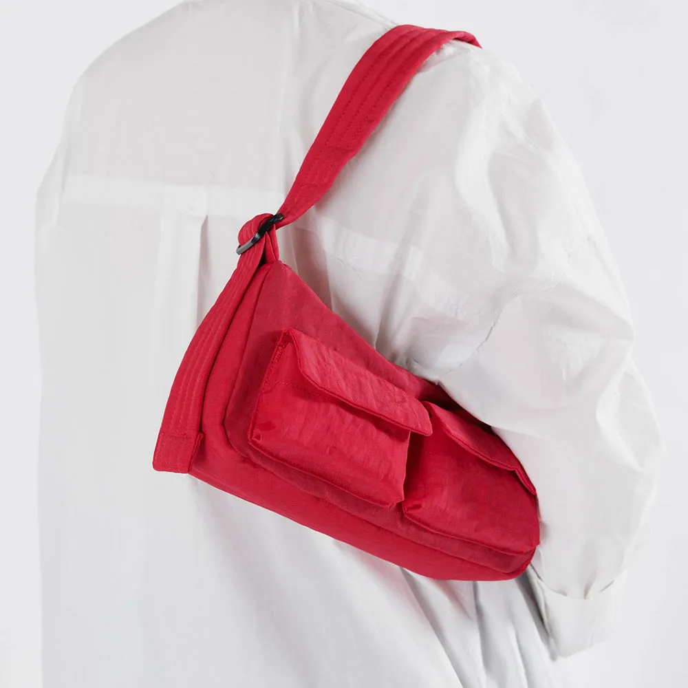 Red Cargo Shoulder Bag