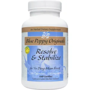 Resolve and Stabilize 180 capsules by Blue Poppy